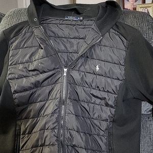 Polo Ralph Lauren XL Black hooded jacket.